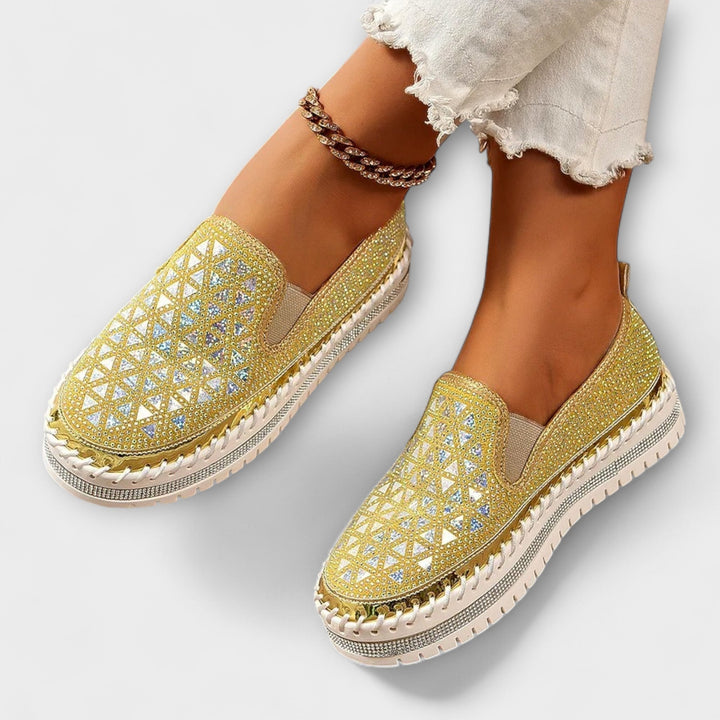 Walburga - Espadrilles à strass