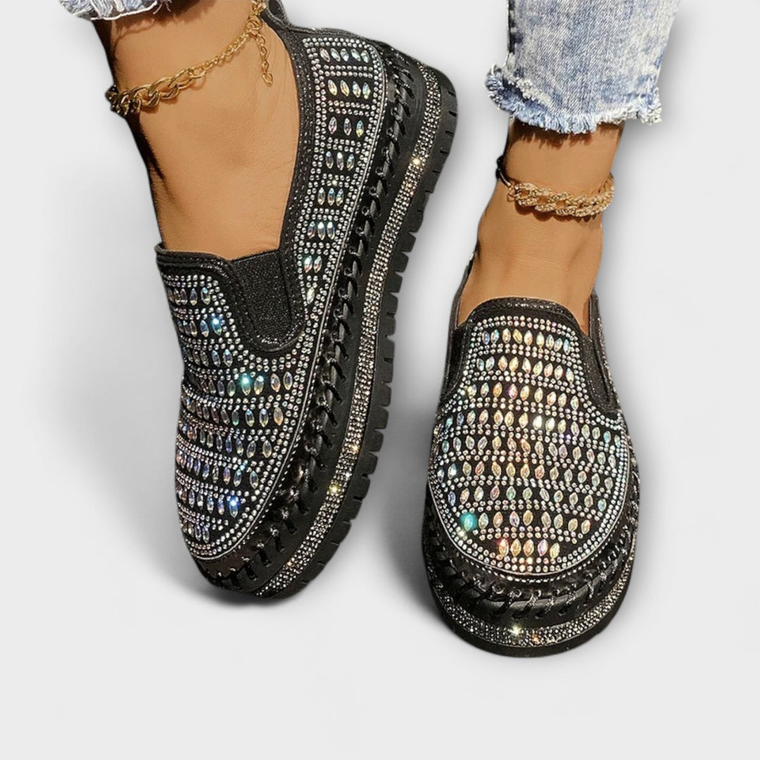 Kunigunde - Espadrilles à strass