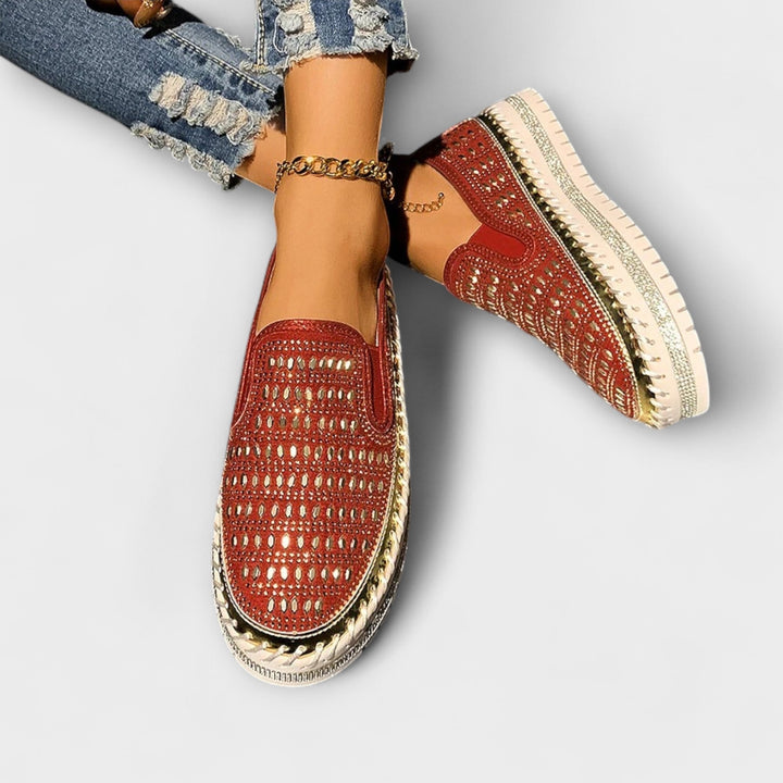 Kunigunde - Espadrilles à strass