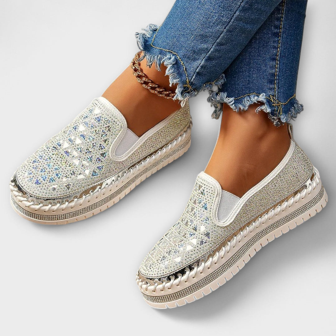 Walburga - Espadrilles à strass