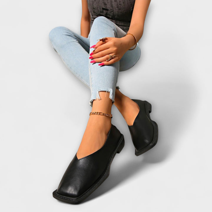 Adelgund - Chaussures à imprimé zèbre