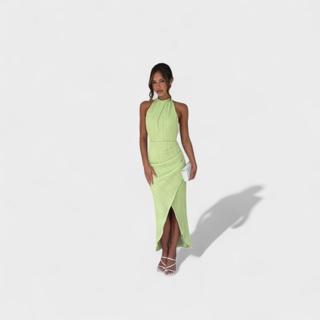 Camila - Robe longue avec des plis