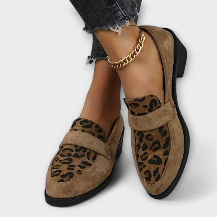 Chaussures élégantes pour femmes avec motif léopard