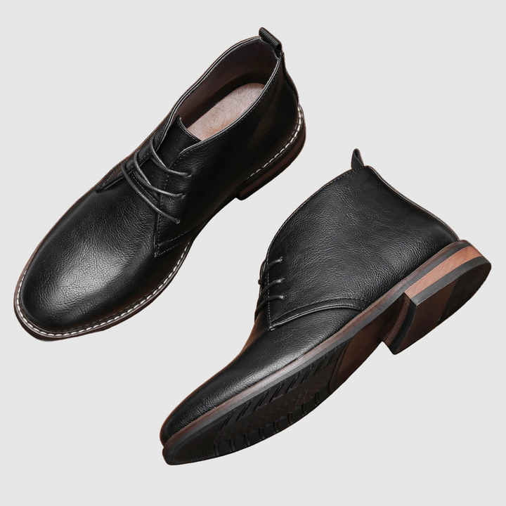 Viktor – Chaussures de travail en cuir noir