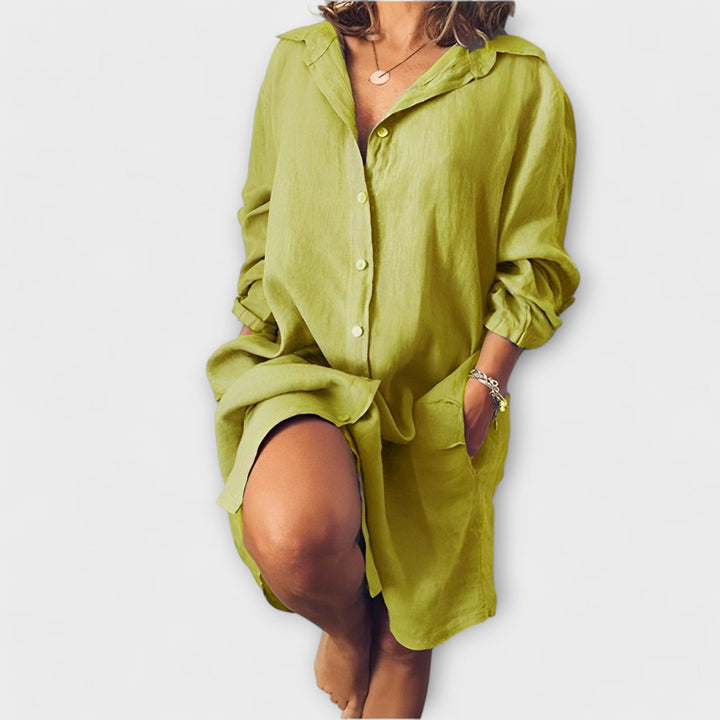 Clara - Blouse décontractée en lin