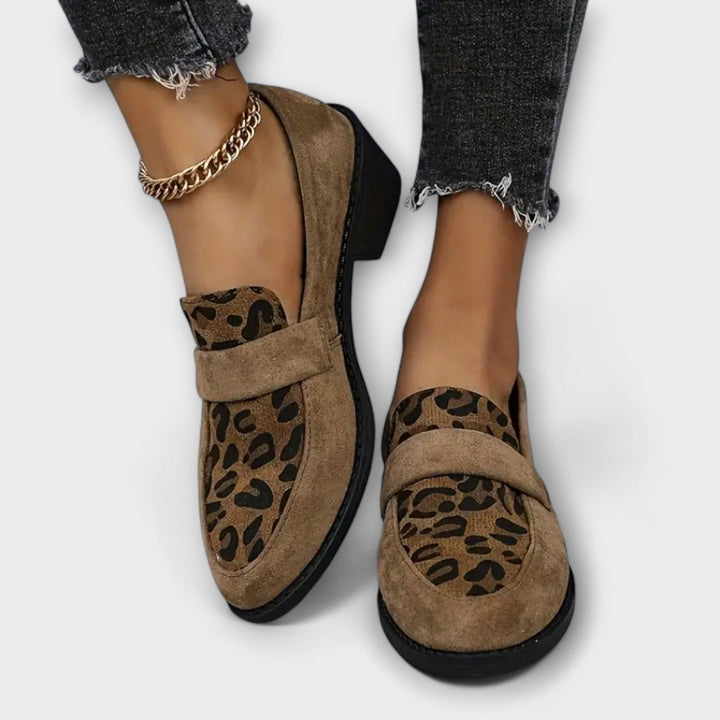 Chaussures élégantes pour femmes avec motif léopard