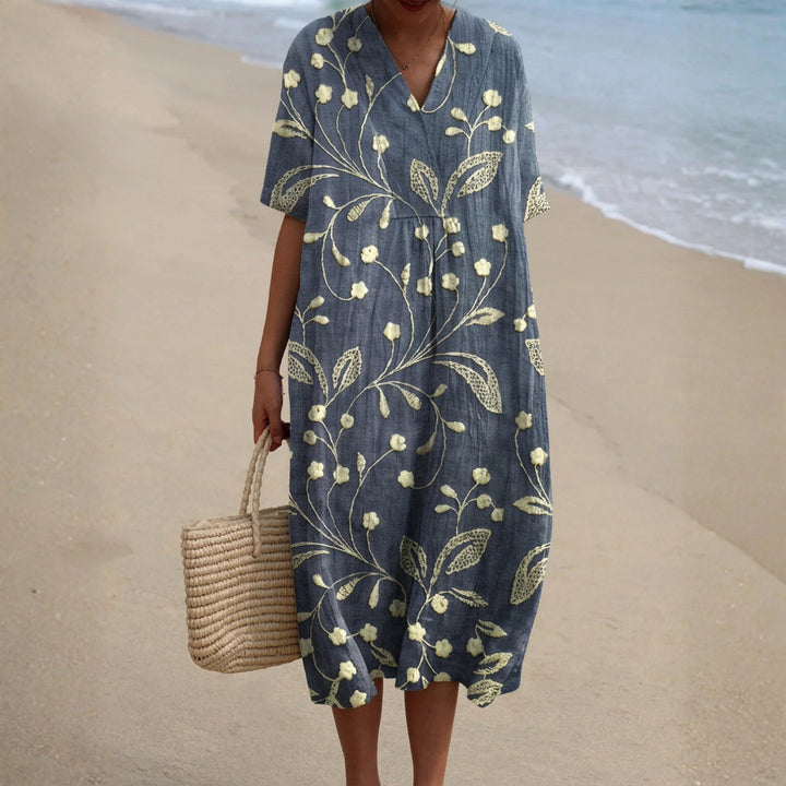 Eliana - Robe à Broderie Florale