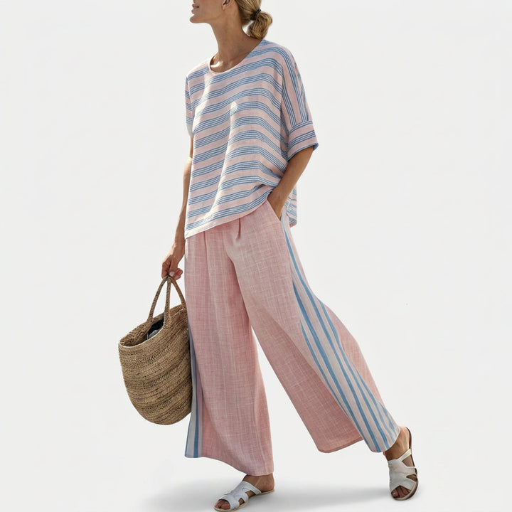 Cecília - Ensemble En Lin Bambu Rose
