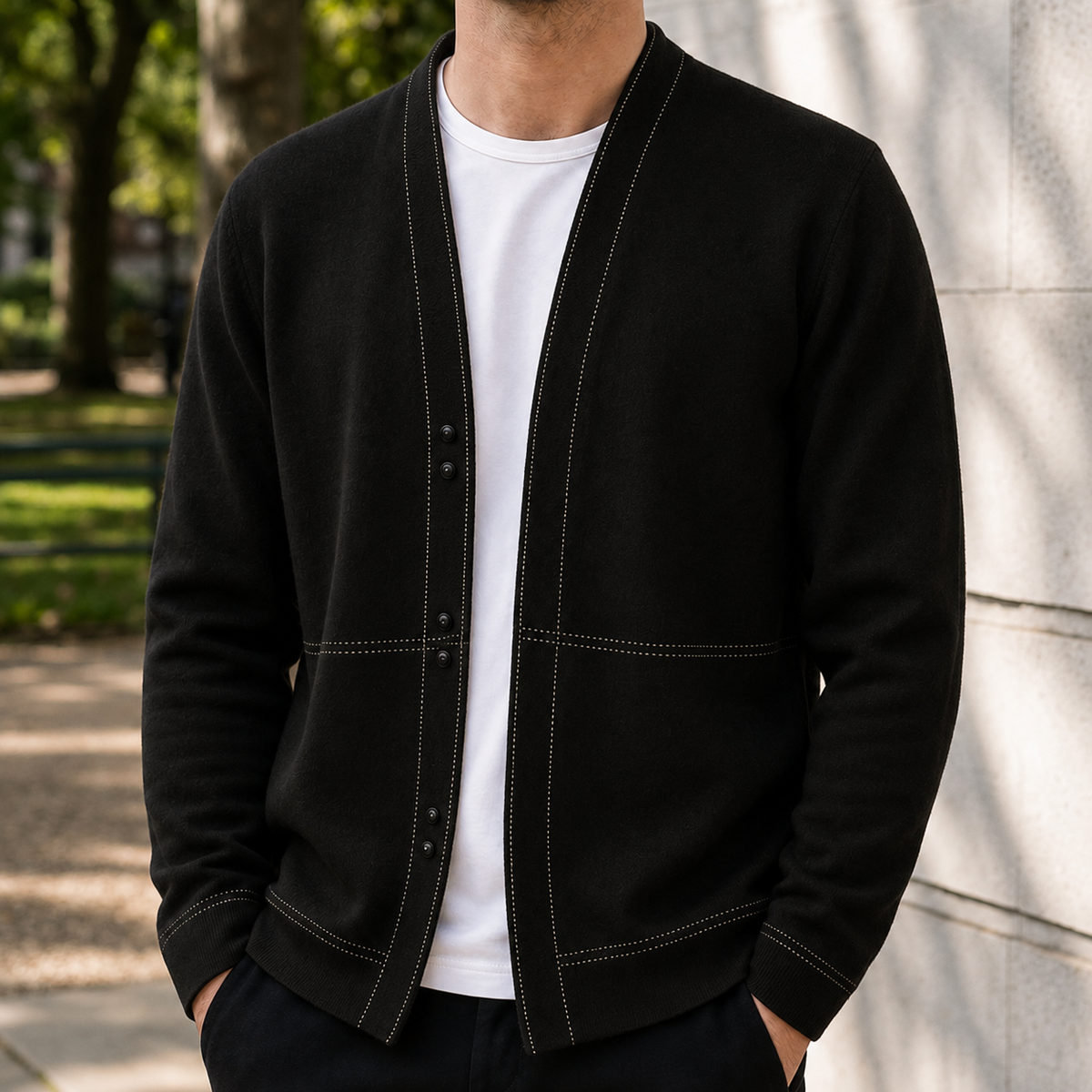Pascal - Gilet Boutonné Homme