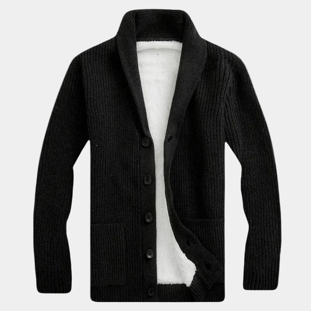 Patrice - Gilet Col Châle Boutonné Homme