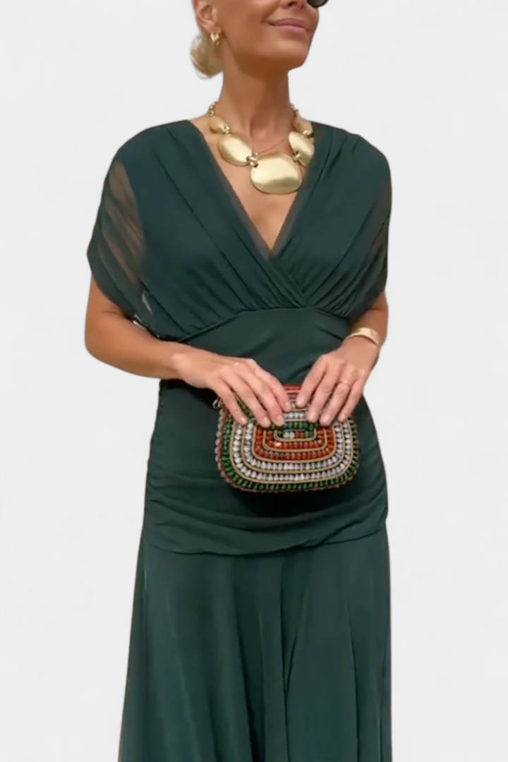 Luana - Robe élégante avec décolleté en V