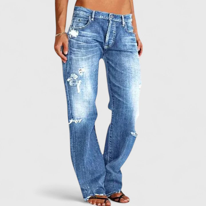 Liliana - Pantalons en Jean au Style Élégant