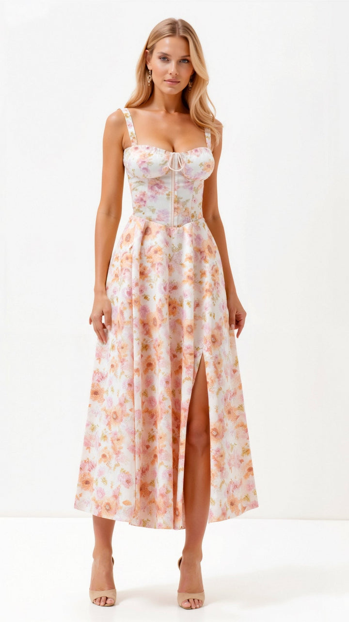 Júlia - Robe Midi Élégante