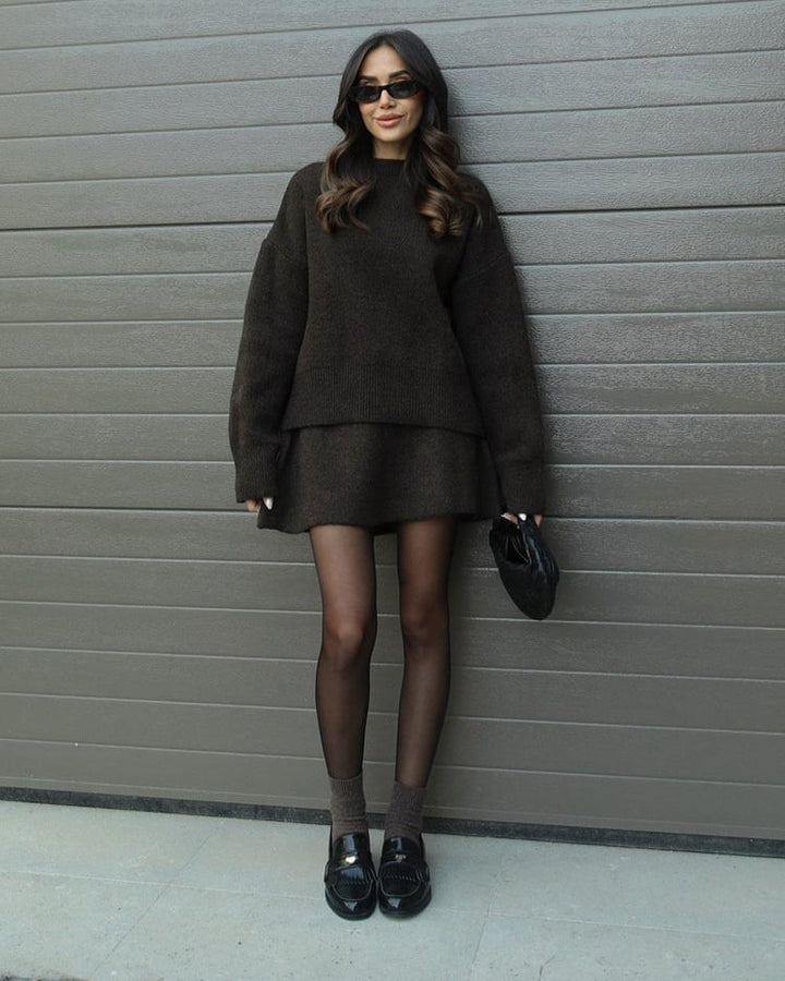 Lara - Ensemble en Maille Automne