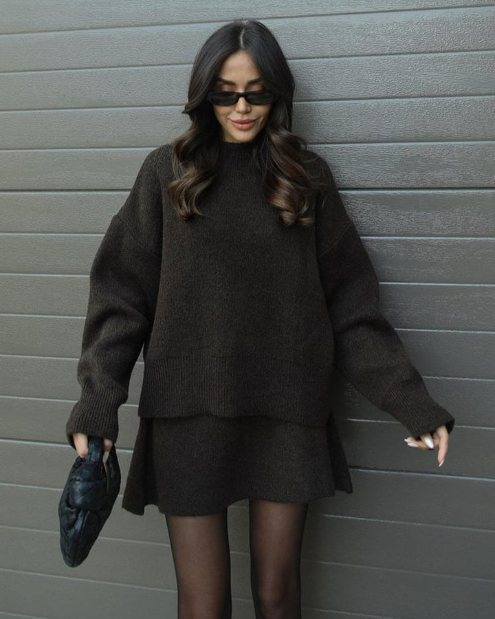 Lara - Ensemble en Maille Automne