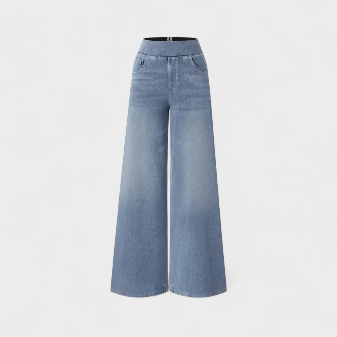 Irene - Pantalon en jean à coupe large