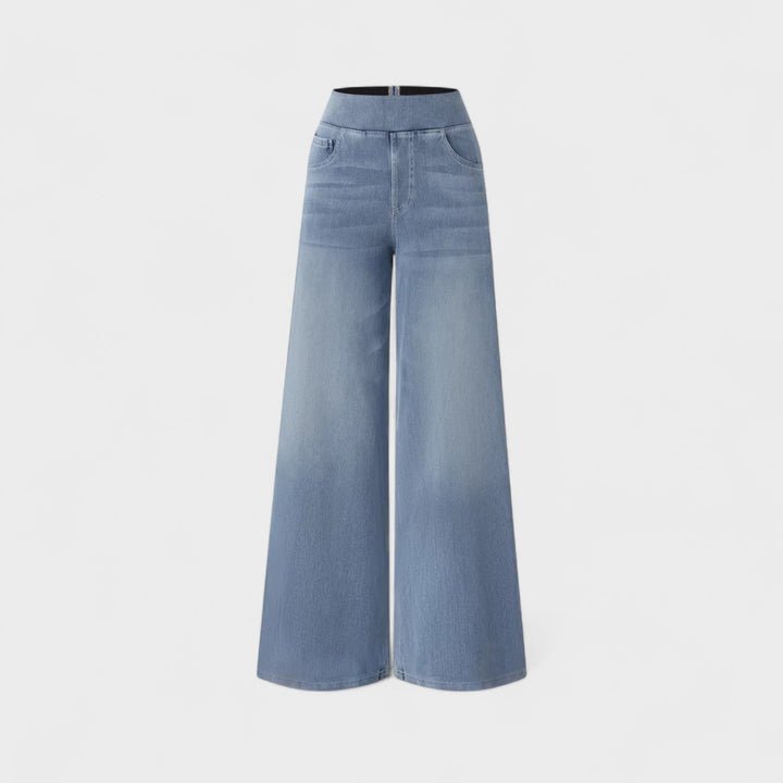 Irene - Pantalon en jean à coupe large