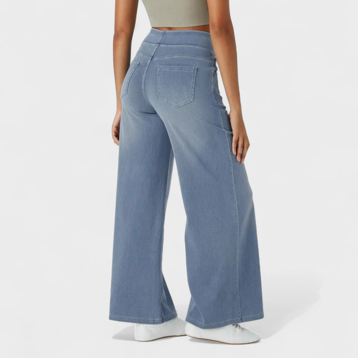 Irene - Pantalon en jean à coupe large