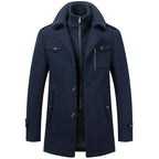 Robert - Manteau À Col Montant Homme