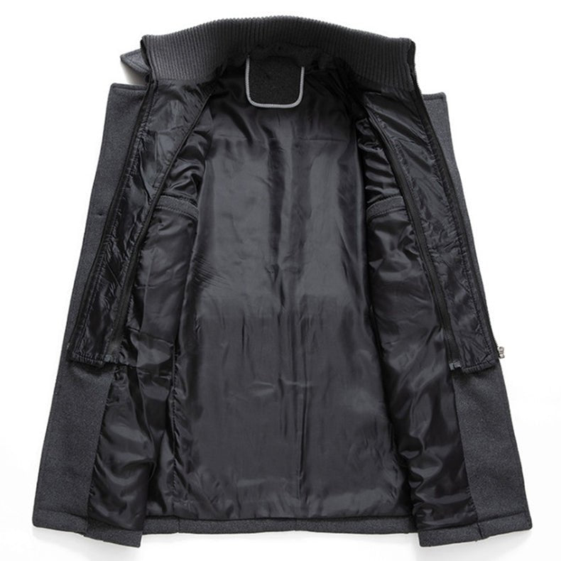 Robert - Manteau À Col Montant Homme