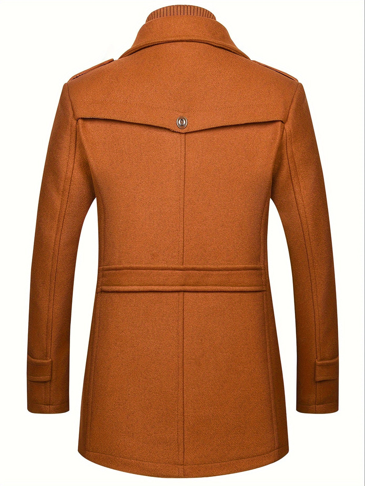René - Manteau Long À Col Montant Homme