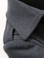 René - Manteau Long À Col Montant Homme