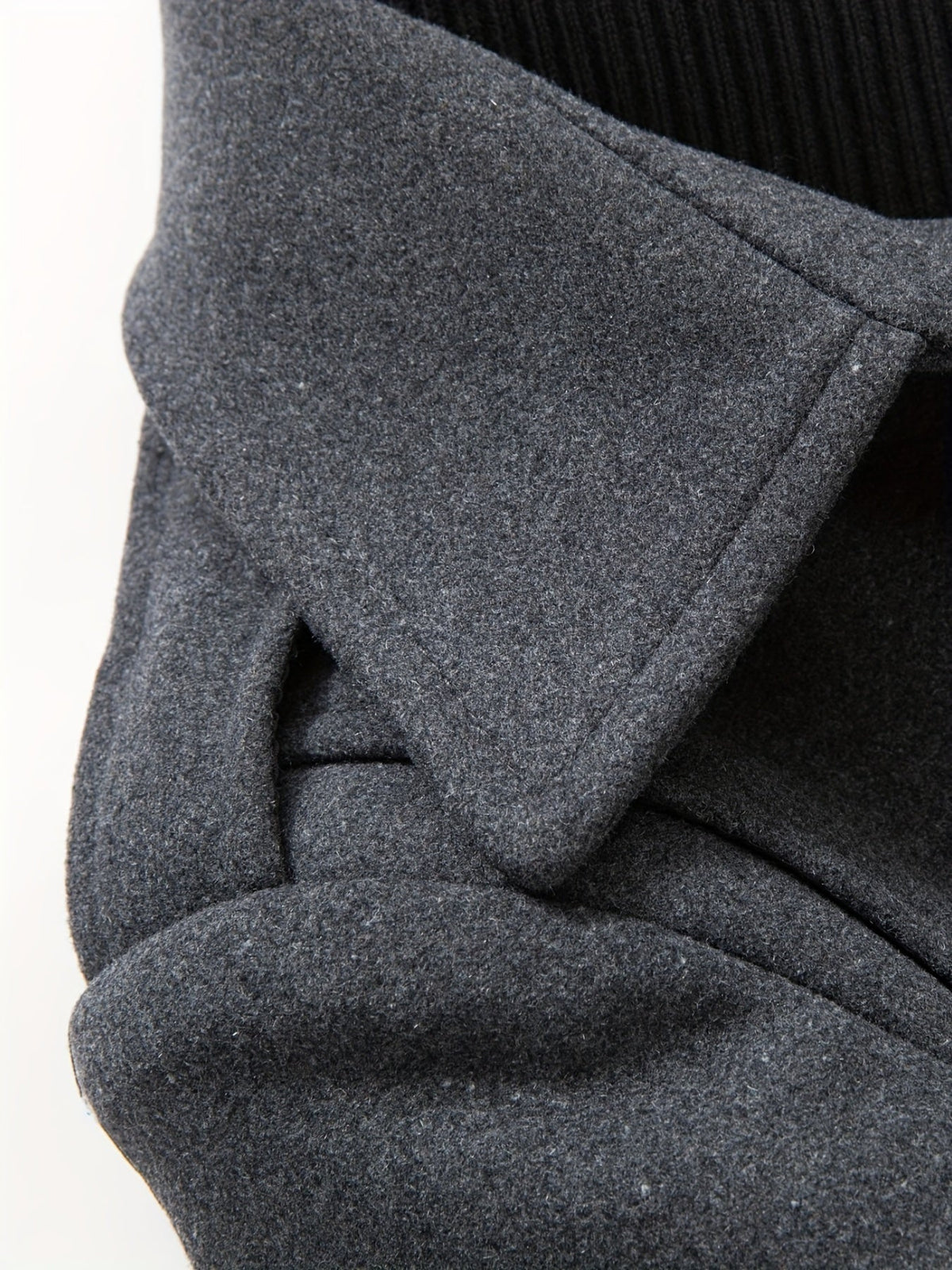 René - Manteau Long À Col Montant Homme