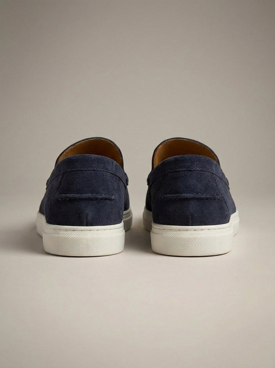Victor - Mocassins À Enfiler Unis Homme