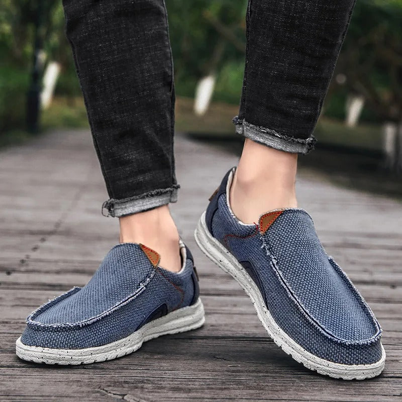 Georges - Mocassins Toile Légère Homme