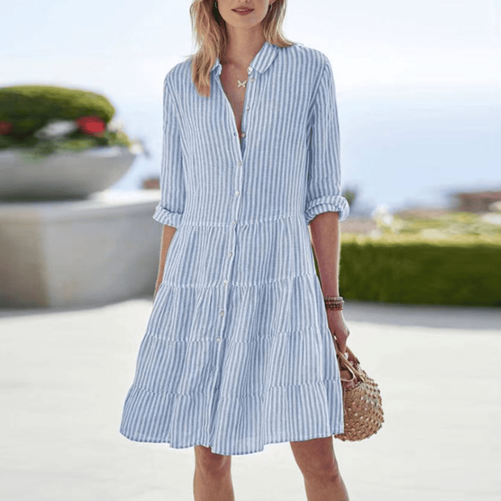 Ana - Robe d'Été à Rayures
