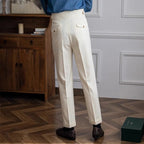 Quentin - Pantalon À Pinces Taille Haute Homme