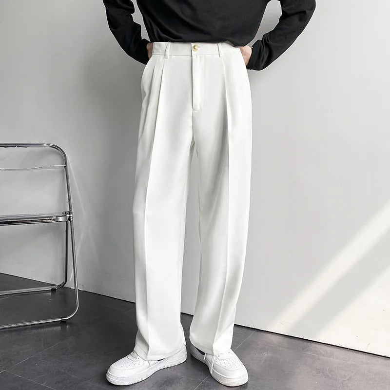 Régis - Pantalon À Plis Homme