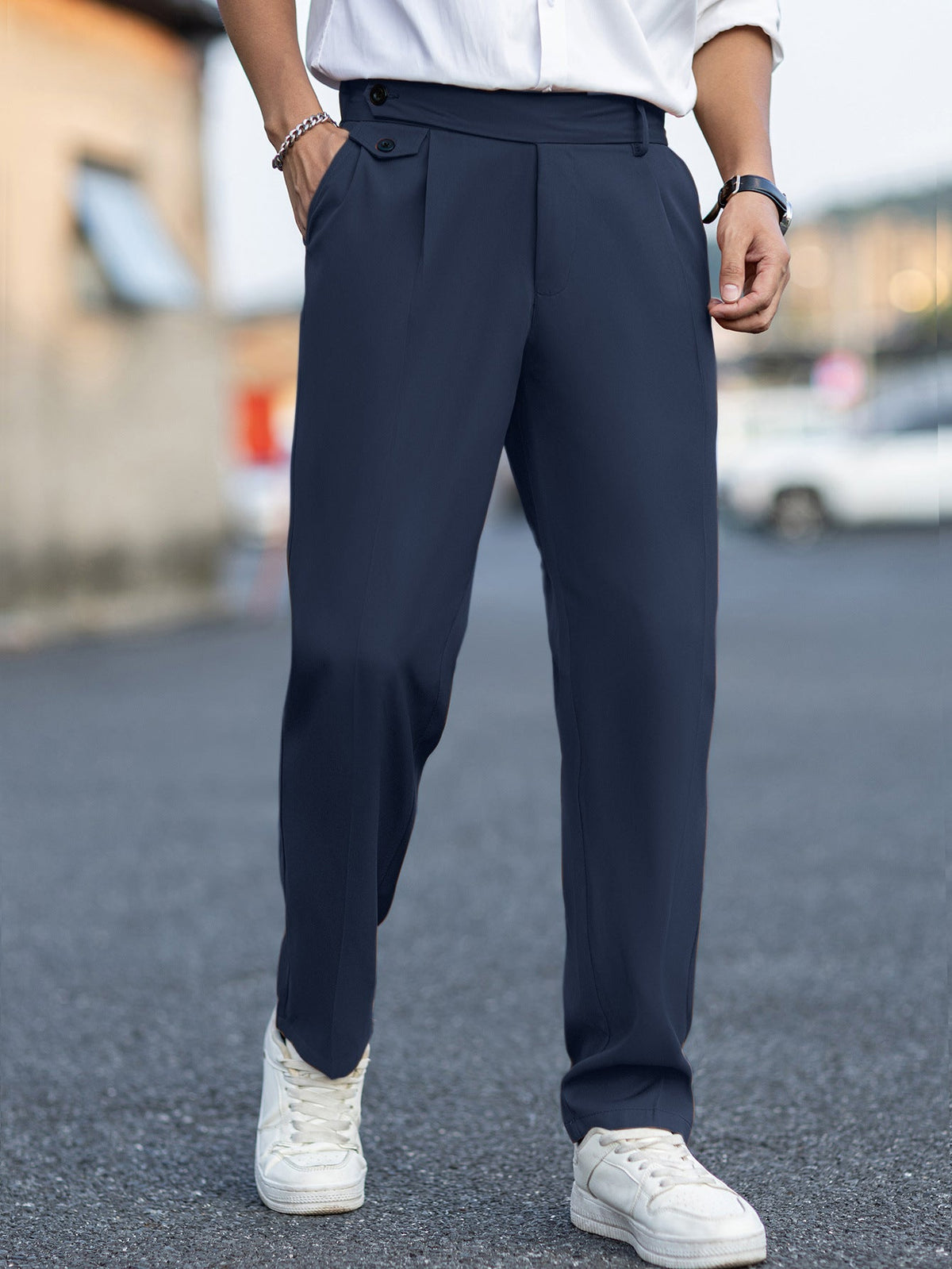 Valentin - Pantalon Fermeture Croisée Homme
