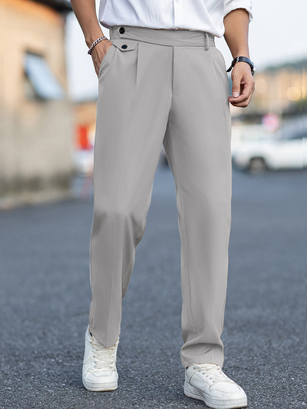 Valentin - Pantalon Fermeture Croisée Homme