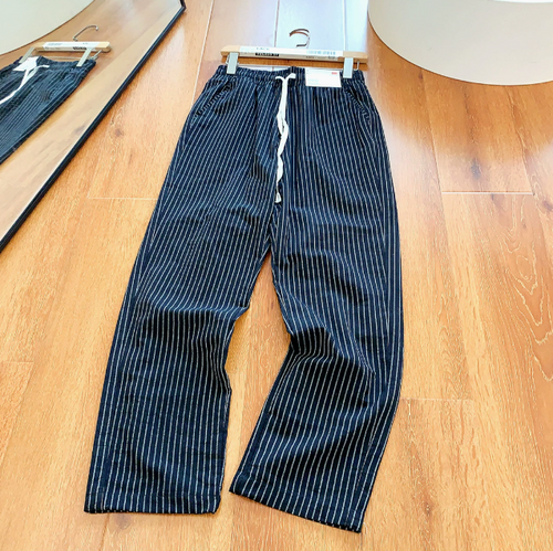 Augustin - Pantalon Rayé Ample Homme
