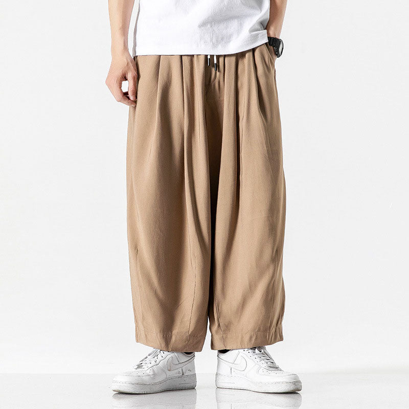 Charles - Pantalon Taille Élastique Ample Homme