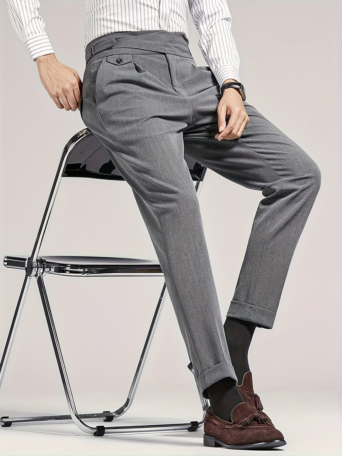 Gustave - Pantalon Taille Haute Homme
