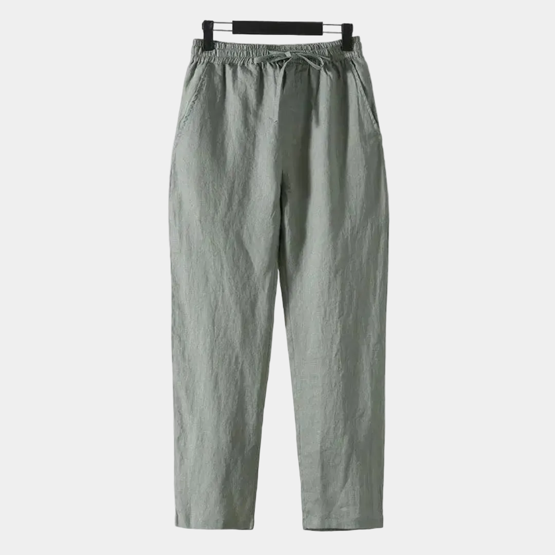Nathan - Pantalon À Cordon Confort Homme