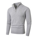 Achille - Pull À Col Montant Zippé Homme