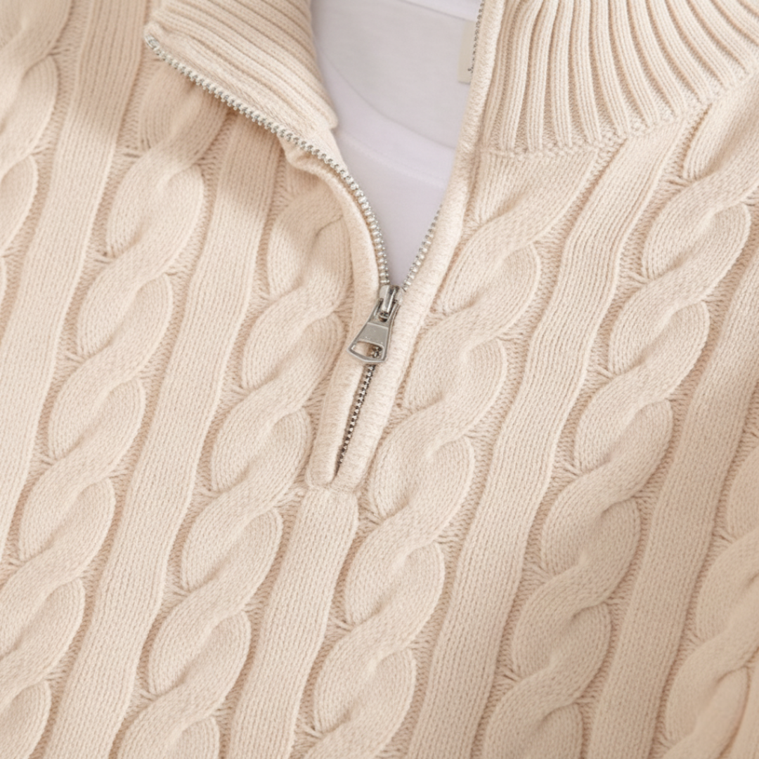 Léandre - Pull Demi-Zip Homme