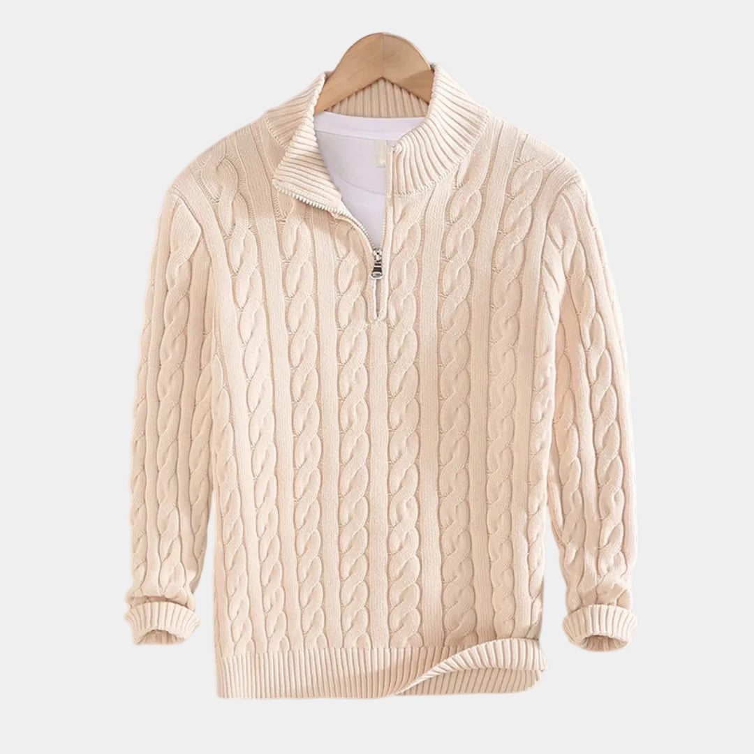 Léandre - Pull Demi-Zip Homme