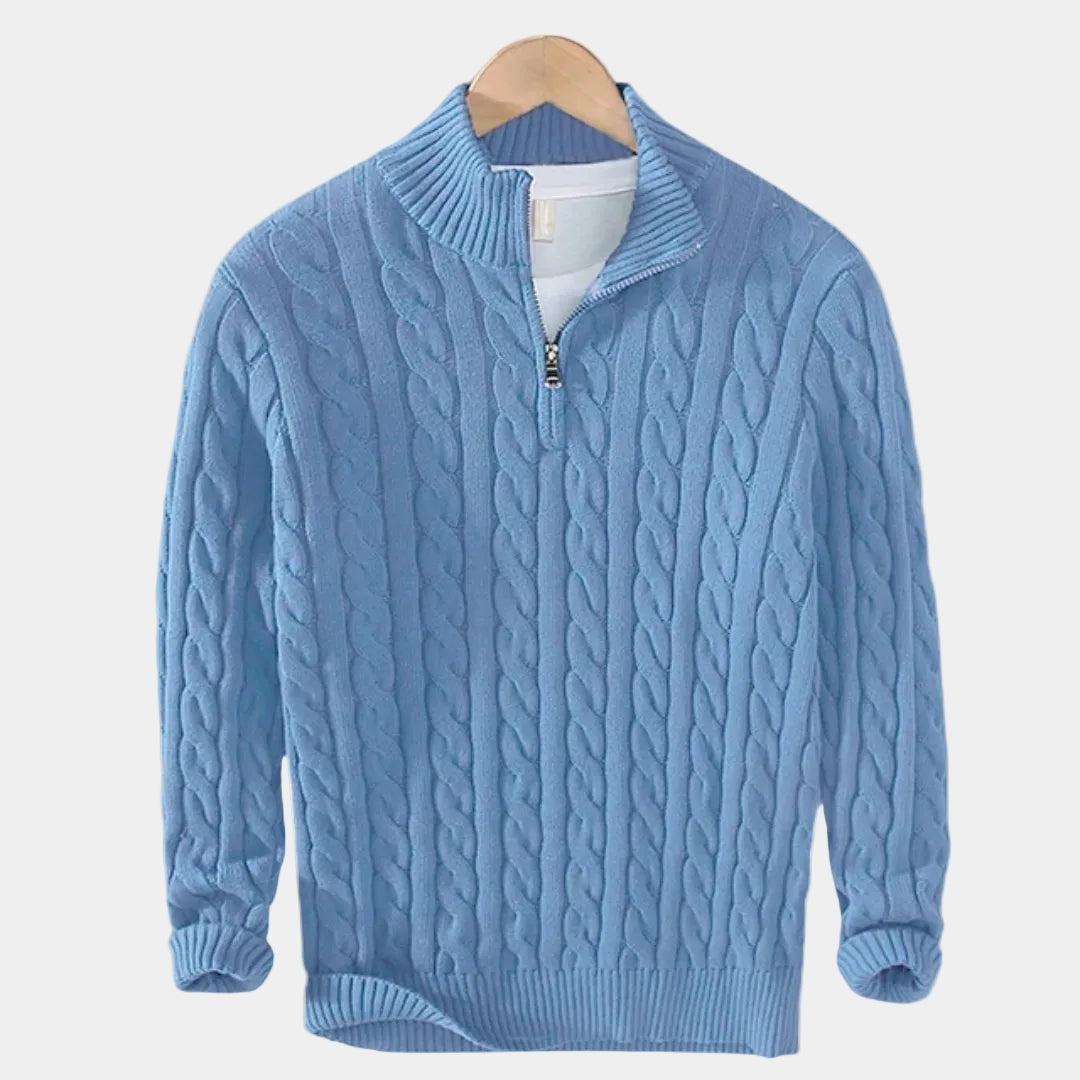 Léandre - Pull Demi-Zip Homme