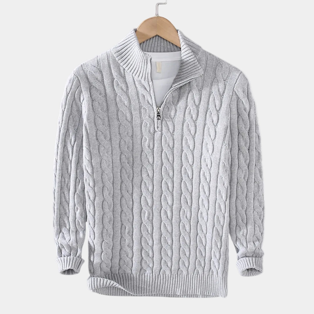 Léandre - Pull Demi-Zip Homme