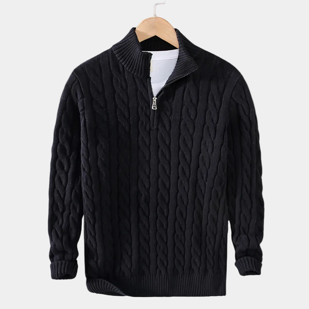 Léandre - Pull Demi-Zip Homme