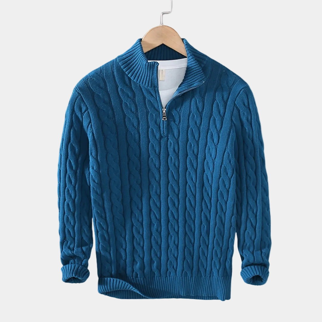 Léandre - Pull Demi-Zip Homme