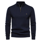Noé - Pull Demi-Zip Côtelé Homme