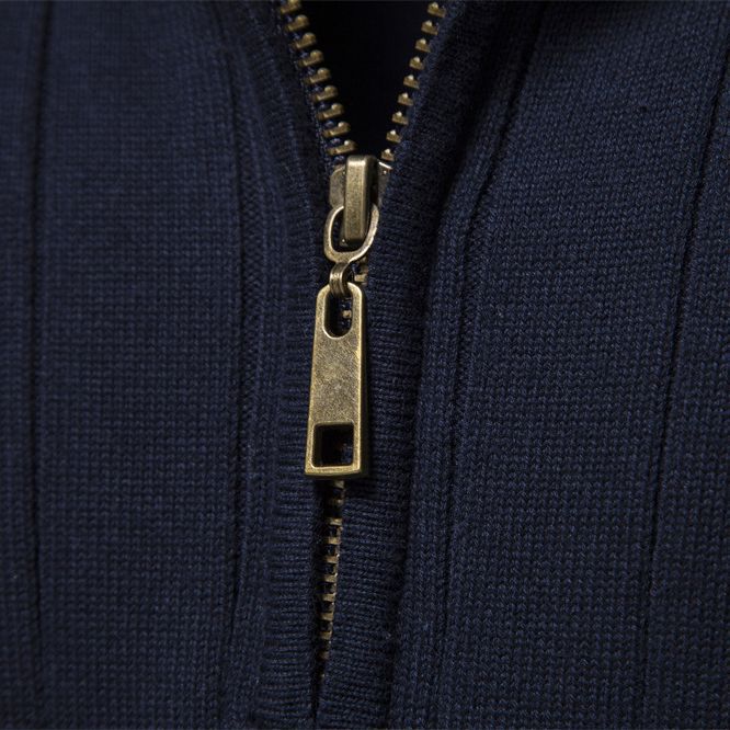 Noé - Pull Demi-Zip Côtelé Homme