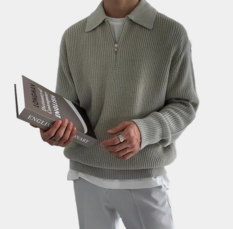 Marceau - Pull Demi-Zip Confort Homme