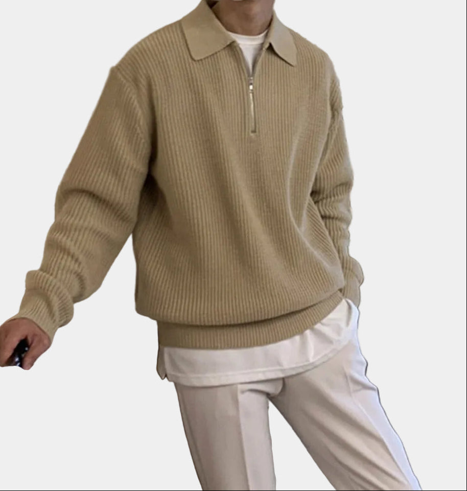 Marceau - Pull Demi-Zip Confort Homme