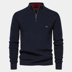 Eugène - Pull Col Montant Zippé Classique Homme
